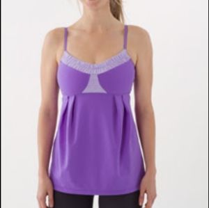 Power Purple Yogi Dance Tank & Roses Scoop…